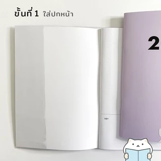 ปกใส กันเปื้อน A5 B6 ⭐ 8.2 7.2 นิ้ว หุ้มแพลนเนอร์ ห่อสมุด หนังสือ นิยาย Wrap Book Cover mimisplan