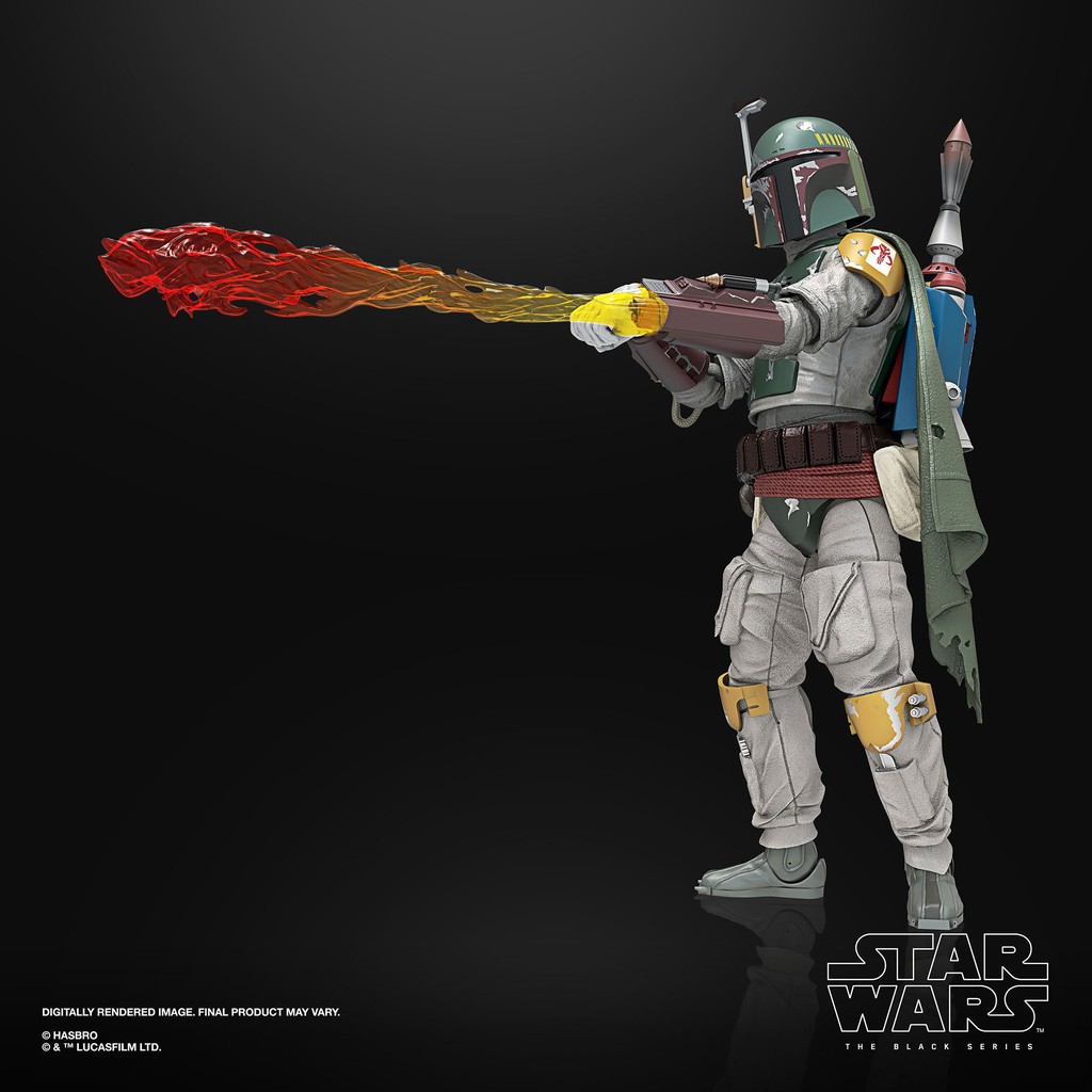 Star Wars Episode VI 40th Anniversary Black Series Deluxe Action Figure Boba Fett 15 Cm