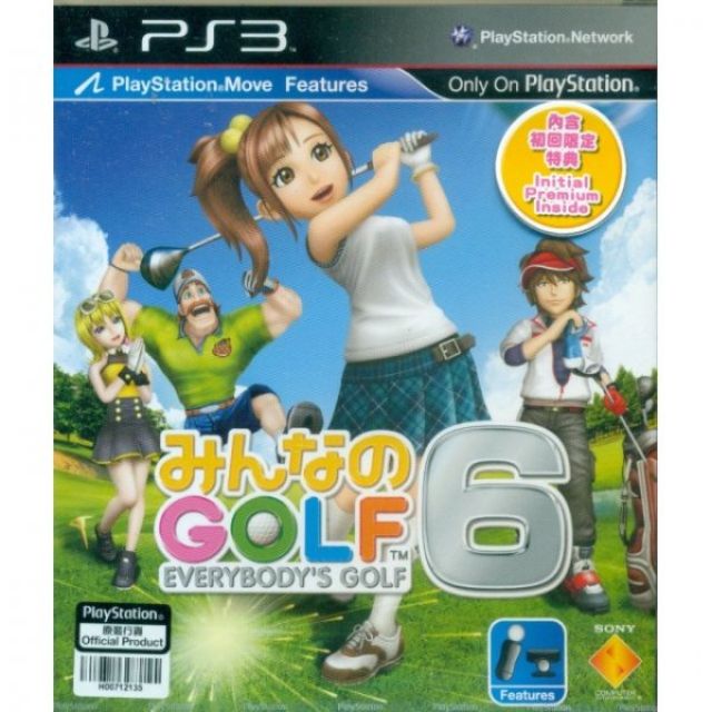 แผ่นเกมส์ PS3 GOLF 6