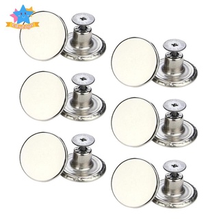 Pretty  12 Pcs Buttons for Jeans 17mm Metal Jean Button Replacement with Tool No Sewing Button Kit for Jeans Pants