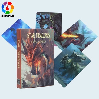 33 Pcs Star Dragons Oracle Card Game