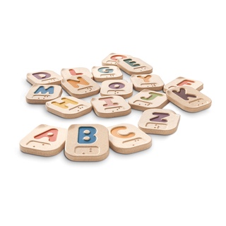 PlanToys 5671 Braille Alphabet A-Z อักษรเบลล์ A-Z ของเล่นเพื่อการการศึกษาและการเรียนรู้ สำหรับเด็ก 2 ปีขึ้นไป