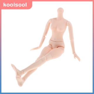 1/4 Girl Doll Body with Head &amp; Hair, Replacement Body Part for BJD LUTS OB Kurhn, 26 Joints - Capable of Making Many Poses, Withstand Playability