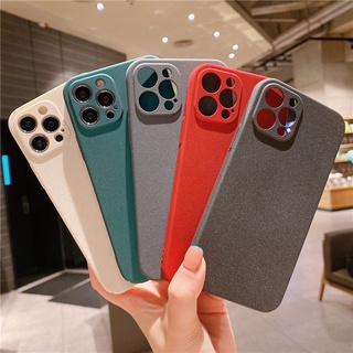 เคสโทรศัพท์มือถือ PC แข็ง แบบบาง สําหรับ Apple iPhone 13 12 11 X XS XR 7 8 SE iPhone12 Plus Mini