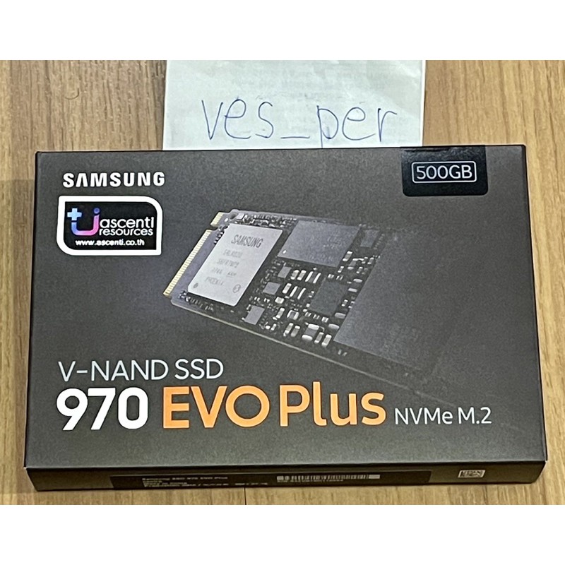 (ของใหม่) SSD Samsung 970 EVO Plus NVMe M2 500GB (read 3500 MB/s) !!