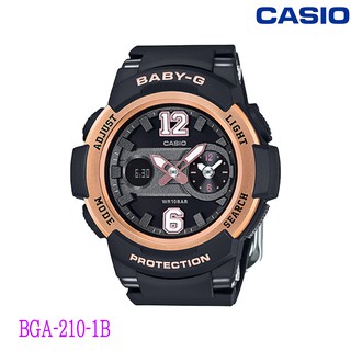 แท้ศูนย์ Casio BABY-G นาฬิกาข้อมือผู้หญิง สายเรซิน  รุ่น BGA-210-1B ประกันศูนย์ cmg 1 ปี