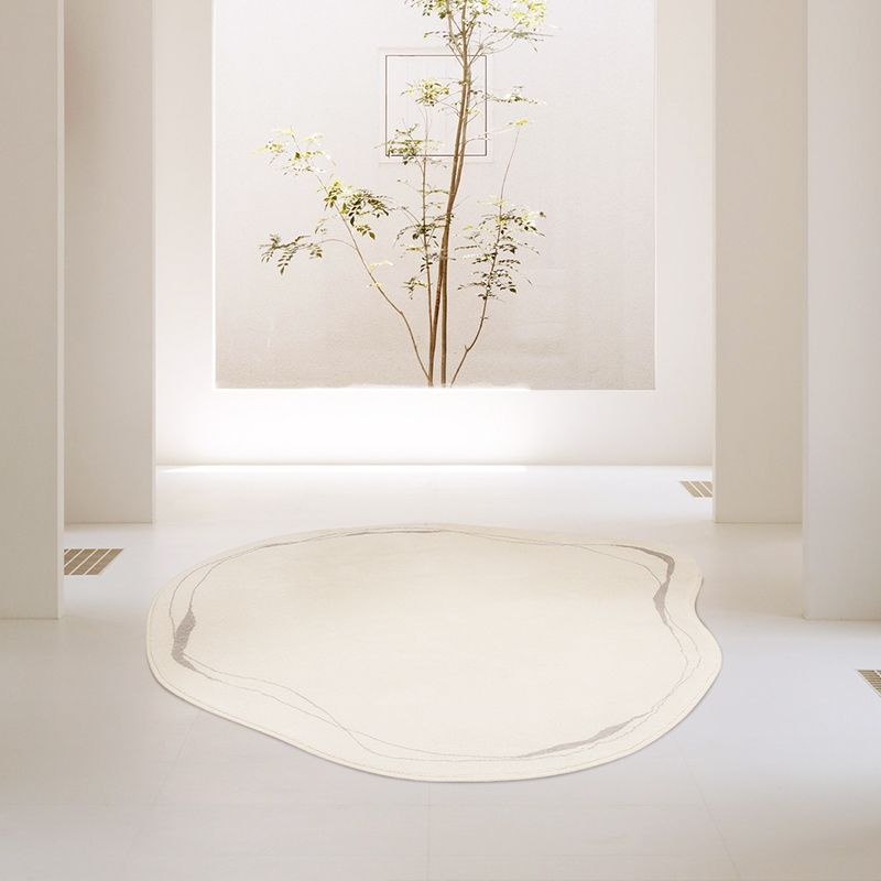 พรมปูพื้น KRS สินค้ามี 3 ขนาด (160X160/180X180/200x200 cm) พรม วงกลม พรมตกแต่ง พรมตกแต่งห้อง พรมกันล