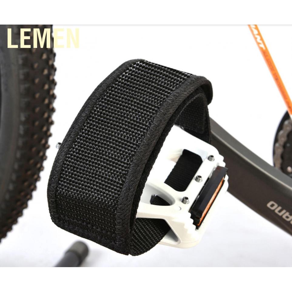 Lemen Fixed Gear Fixie จักรยานเสือหมอบจักรยานขี่จักรยานกาว Pedal Toe คลิปสายเข็มขัด