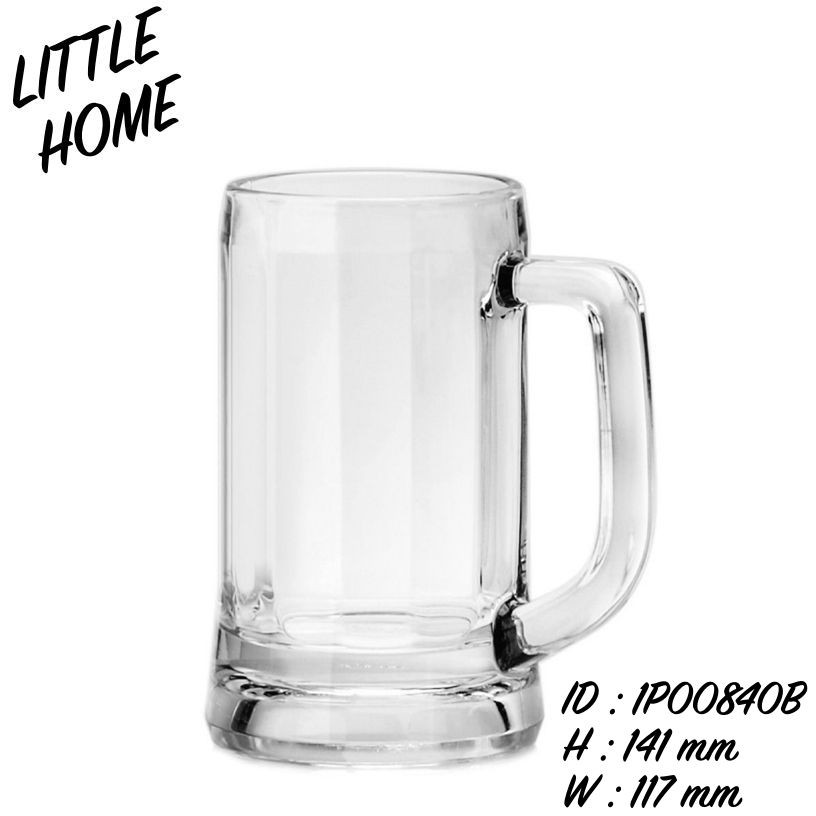 LITTLE P00840 แก้วน้ำ แก้วเบียร์ OCEAN MUNICH BEER MUG ขนาด 355 ml (A2)