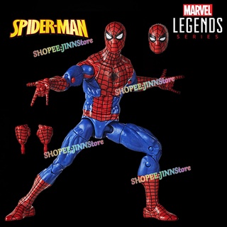 Jinn Hasbro โมเดลฟิกเกอร์ Marvel Legends SPIDER MAN BEN REILLY SPIDER-MAN SYMBIOTE SPIDER-MAN ขยับหัวได้ ขนาด 6 นิ้ว ของขวัญ สําหรับเด็กผู้ชาย