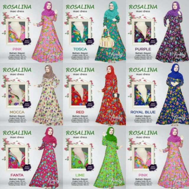 บาหลี GAMIS ROSALINA BUSUI GAMIS