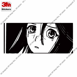 การ์ตูนญี่ปุ่น มังงะ สติ๊กเกอร์ 3M ลอกออกไม่มีคราบกาว anime face 5 Removable 3M sticker, สติ๊กเกอร์ติด รถยนต์ มอเตอร์ไซ