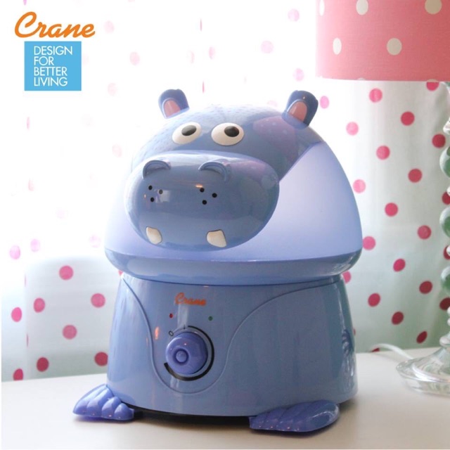 (ของใหม่ ลายฮิปโป) เครื่องเพิ่มความชื้น ทำความชื้น Crane