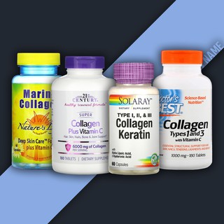 คอลลาเจน ( Collagen, Vitamin C ) ชนิดเม็ด 21st Century, Doctors Best