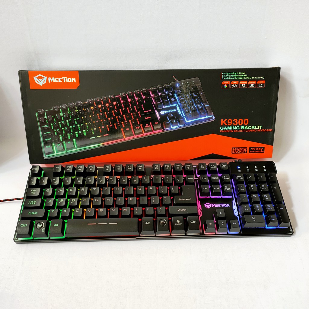 Meetion Rainbow Backlit Gaming Keyboard - K9300