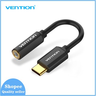 อะแดปเตอร์ vention Type-C to 3.5 mm Audio Cable HIFI cait / OMTP USB C to 3.5 มม. AUX