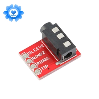 Ready Stock Trrs 3 . 5 มม . แจ็ค Breakout Board ออดิโอหูฟัง Mp3 เชื่อมต่อ Ule