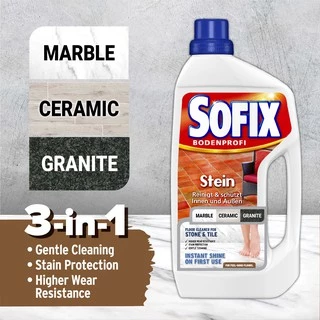 Sofix Stone Marble โซฟิกซ์ น้ำยาทำความสะอาด น้ำยาถูพื้น พื้นหิน หินอ่อน เซรามิค หินแกรนิต Ceramic Floor Cleaner 1 ลิตร