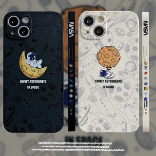 Oppo A54 A15 A15S A53 2020 Soft Phone Case A93 A91 A31 A3s A5 A12e Reno 6 5 4 3 4G 5G Realme C15 C11 7i 5i 5i 5i 6i 2 C1 Pro F11 Moon Astronaut Shading Fine Hole Soft Phone Back Case Cover