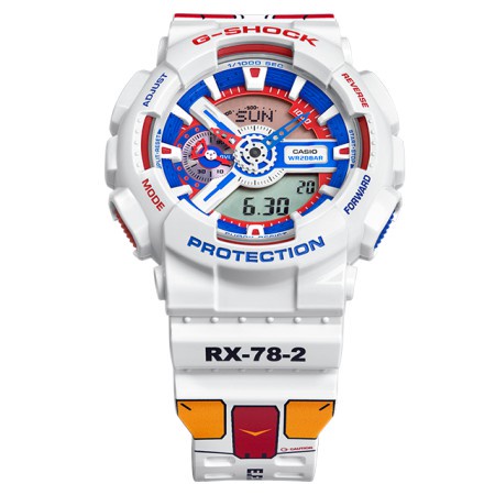 GA-110 Gundam series นาฬิกาผู้ชาย Lego limited edition อุปกรณ์เสริมสายนาฬิกาเรซิ่น hV746