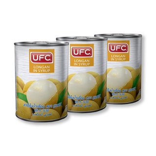 ยูเอฟซี ลำไยในน้ำเชื่อม ขนาด 565กรัม/กระป๋อง ยกแพ็ค 3กระป๋อง UFC LONGAN IN SURUP