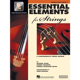 หนังสือเรียนดนตรี ESSENTIAL ELEMENTS FOR STRINGS – BOOK 1 WITH EEI Double Bass