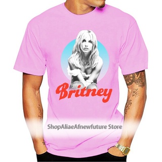 ใหม่ เสื้อยืด พิมพ์ลาย Britney Spears Collection White 90S Portrait สไตล์เรโทร M 2 Onfhhm86Gamihl33