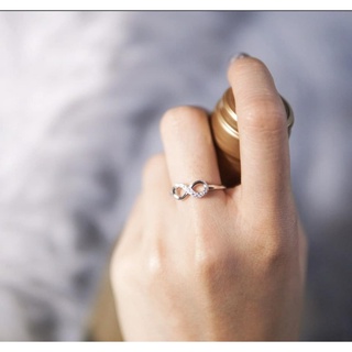 Risara | Infinity Ring แหวนอินฟินิตี้ แหวนเงิน แหวนคริสตัล แหวนแฟชั่น