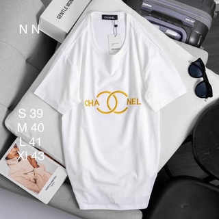 chanel เสื้อยืดแขนสั้น