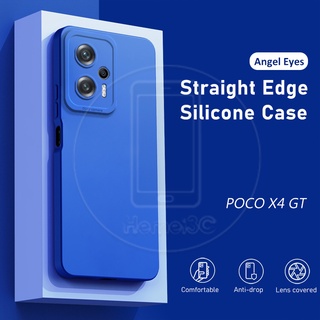 เคสโทรศัพท์มือถือ TPU แบบนิ่ม ทรงสี่เหลี่ยม สําหรับ Xiaomi Poco F3 F4 X4 GT PocoF4 PocoX4GT