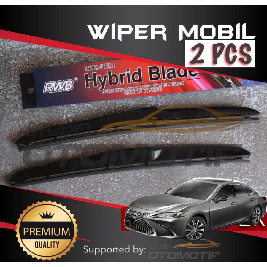 LEXUS ES300h RWB HYBRID GRAPHITE WIPER / LEXUS ES300H WIPER 2 ชิ้น