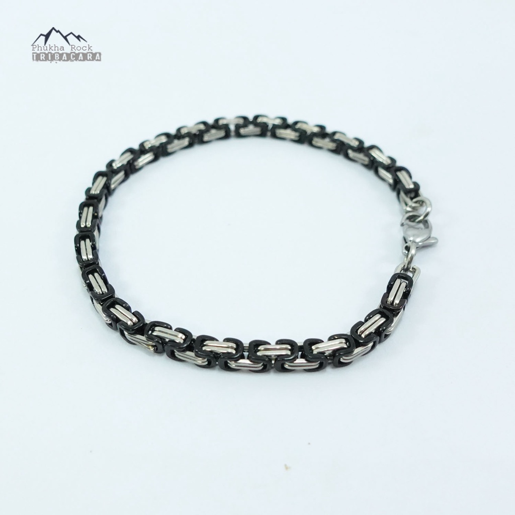 BN33 สร้อยข้อมือ สแตนเลส ลายบาหลี บายแซนไทน์ สแตนเลสแท้ รูปที่ 5