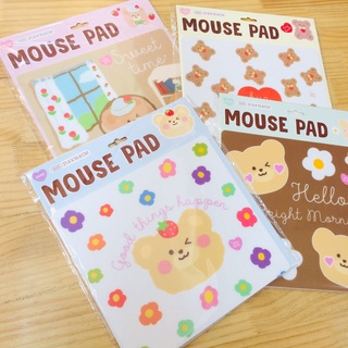 (3ชิ้น ได้ราคาส่ง) แผ่นรองเมาส์ ที่รองเมาส์ Mouse pad  ลายการ์ตูน สำหรับใช้กับคอมพิวเตอร์ โน๊ตบุ๊ค