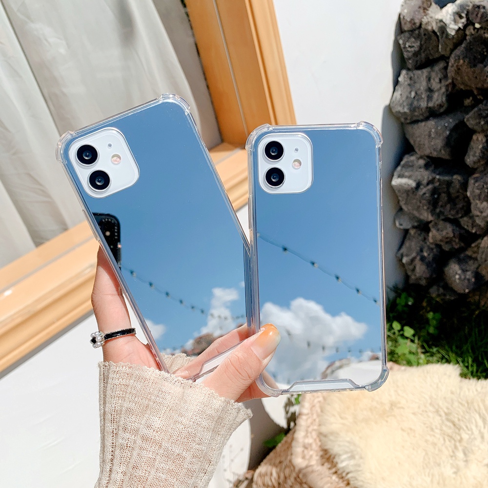 กระจกเคสโทรศัพท์สําหรับ iPhone 6 PLUS 12 12 PRO MAX 11 PRO MAX 7 PLUS XS XR 6 6s XS MAX SE2020 คลุมทั้งหมดกันกระแทก Anti-fall iPhone กรณี