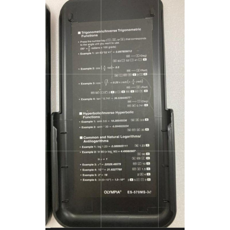 OLYMPIA SCIENTIFIC CALCULATOR ES-570MS-3e