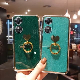 ขายดี เคสโทรศัพท์มือถือแบบแข็ง กันกระแทก พร้อมแหวนขาตั้ง หรูหรา สําหรับ OPPO A78 A58 NFC 4G 5G 2023 A78 OPPO A58Nfc