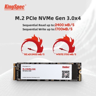 Kingspec M2 SSD NVMe โซลิดสเตตไดรฟ์ภายใน 256GB 512GB 1TB 128GB M.2 2280 PCIe SSD สําหรับแล็ปท็อป เดสก์ท็อป SSD Drive