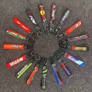 พวงกุญแจรถจักรยานยนต์ ป้องกันการสูญหาย อุปกรณ์เสริม สําหรับ Honda ADV PCX MOTUL JDM AKRAPOVIC