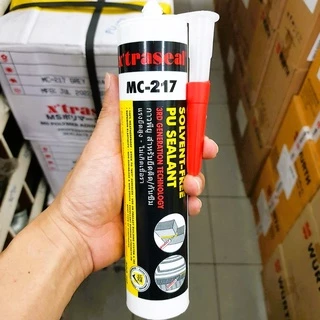 กาว PU พียู ซีแลนซ์ Sealant อุดรอยแตก รอยร้าว รอยห่าง ทาสีทับได้ สีขาว ดำ เทา ขนาด 300 ml. xtraseal