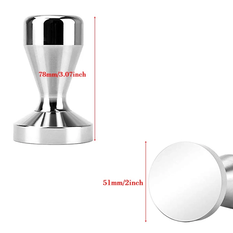 แทมเปอร์ที่กดกาแฟสแตนเลส 51 มล. ที่อัดผงกาแฟ Stainless Steel Coffee Tamper สำหรับเครื่องชงกาแฟสด Deebillion thumbnail 10
