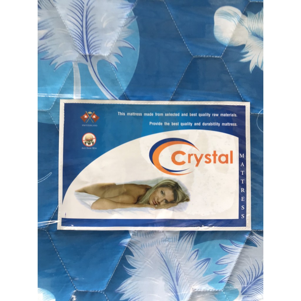 Crystal และ In bed ที่นอนโฟม + ฟองน้ำ ขนาด 3.5 ,5 และ 6 ฟุต หนา 8 นิ้ว สอบถามสีทางแชท 5xjb