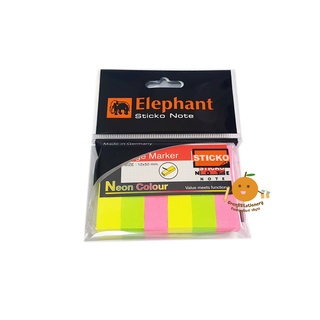 Elephant Sticko Note กระดาษโน๊ตกาวในตัว อินเด็กซ์ 12x50 mm