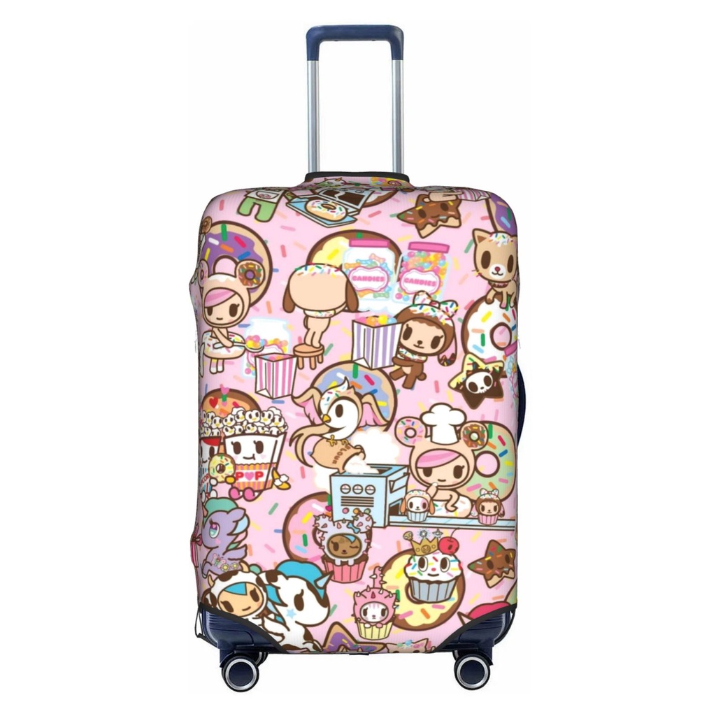Tokidoki ผ้าคลุมกระเป๋าเดินทาง ป้องกันรอยขีดข่วน ล้างทําความสะอาดได้ สําหรับกระเป๋าเดินทาง 18-32 นิ้ว