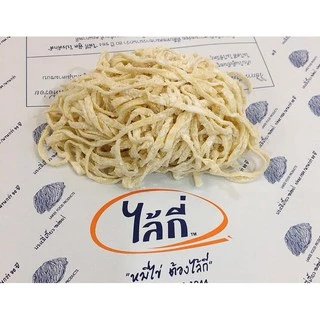 บะหมี่ไข่ไล้กี่ เส้นแบนหรือเส้นเป๊าะ(มี 10 ก้อน (600 กรัม)) ปลอดภัยไม่มีสารกันบูด