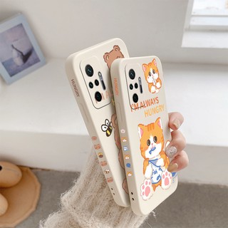 เคสโทรศัพท์มือถือ ซิลิโคน ลายหมี และกระต่ายน่ารัก สําหรับ Xiaomi Redmi Note 10 Pro 10S Max