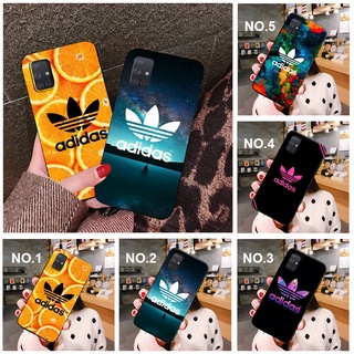 ADIDAS เคสโทรศัพท์มือถือซิลิโคนลายดอกไม้สําหรับ Oppo A15 A15S A5 A9 A8 A31 A32 A53 A73 2020 F5 F7 F9 Pro A7X Zh101