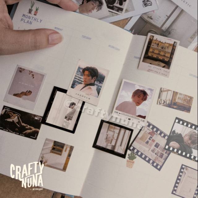 (NC-004) NCT FILM AESTTHETIC STICKER SET โดย Crafty Nuna - สติ๊กเกอร์เคส hp book journal bojo 127 dream kpop