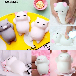 Ameesi แมวสไตล์ Squishy Healing บีบความเครียด Reliever เด็กของเล่นผู้ใหญ่ Decor