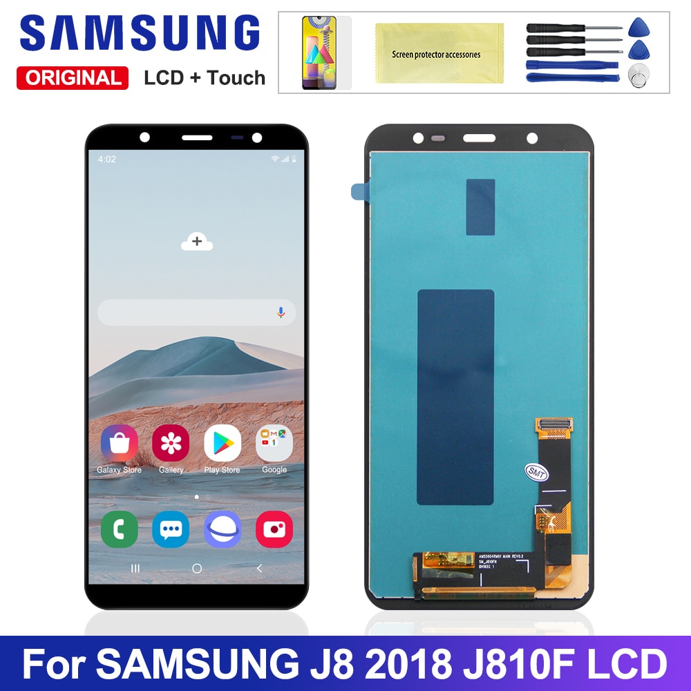5.9 & 39;& 39; LCD สําหรับ Samsung J8 2018 J810 LCD J810F J810Y จอแสดงผล Touch Screen Digitizer สําห