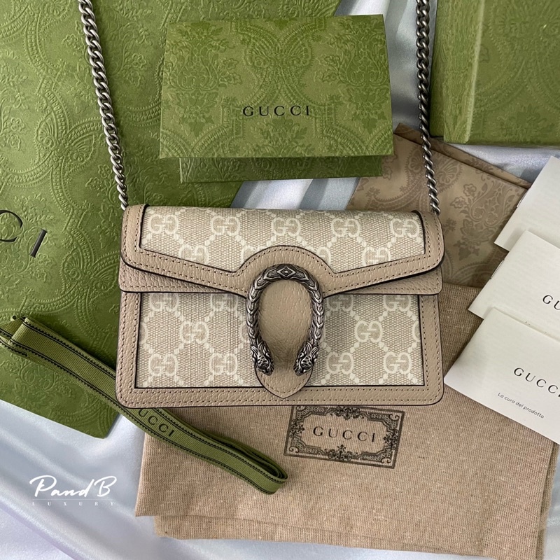 [ของแท้💯] New Gucci Dionysus GG super mini bag